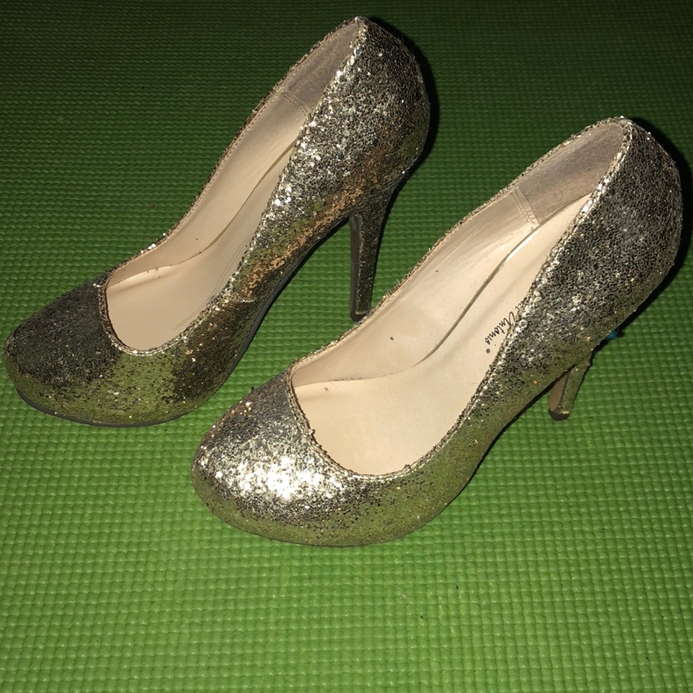 Michael Antonio heels - gold